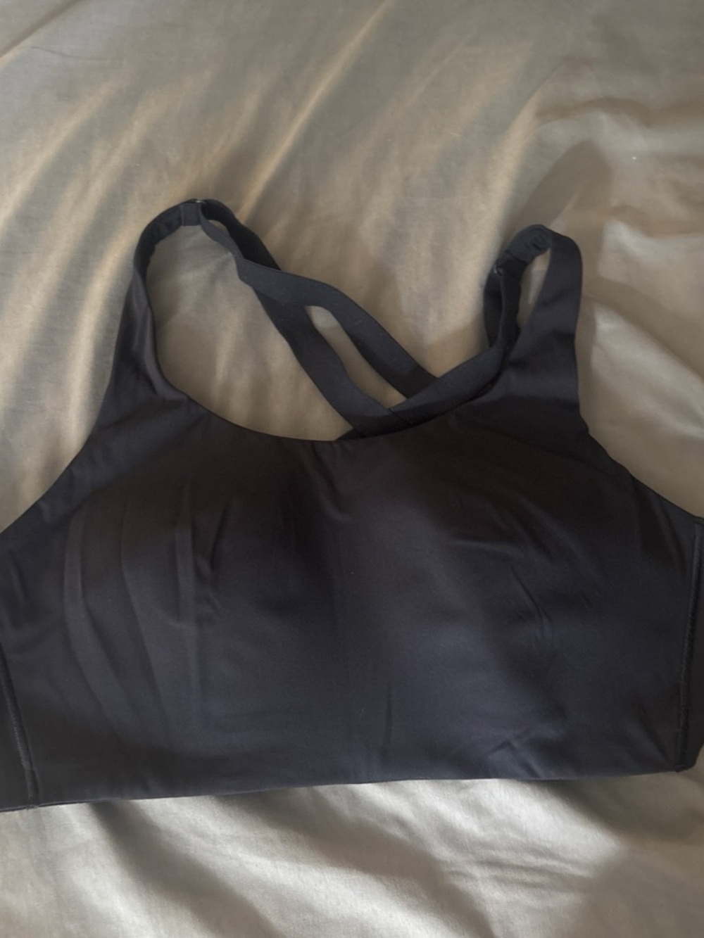 lululemon athletica Black Strappy Back Sports Bra